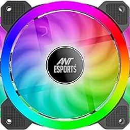 Ant Esports Superflow 120mm 3 IN 1 ARGB Three Dual-Sided ARGB ring light PWM Case Fan Kit - Black, 45.3 CFM Airflow, 1500 RPM-image-26