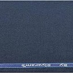 Men's Poly Viscose 1.25 m Unstitched Trouser Fabric (Navy Blue, Free Size)-picture-7