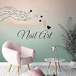 GADGETS WRAP Vinyl Decal Sticker Beauty Nail Salon Girl Hand (Item Finish Size : 56cm x 36cm)-image-25