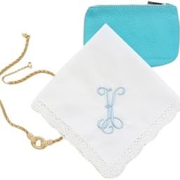 Shree adodhya womens personalised/monogrammed embroiderd handkerchief with lace. set of 2.-image-88