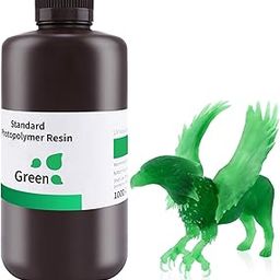 ELEGOO Standard Photopolymer Resin LCD UV-Curing Resin 405nm 3D Printer Resin for Mars Saturn Jupiter MSLA DLP LCD 3D Printing (Green)-14