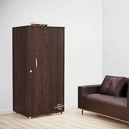 CASPIAN Engineered Wood Single Door Wooden Multipurpose Cabinet (Rainforest Brown) | Pre-Assembled Vertical Furniture | Storage Organizer for Indoor/Outdoor Use | 3 Compartments with Door Lock-image-16