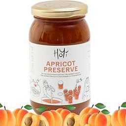 HoYi Apricot Jam Preserve | No Refined Sugar & Preservatives | Farm-Fresh | Loaded with 62% Fruit Chunks | Kids and Moms | No Added Flavors or Colors (250 gms)-picture-12