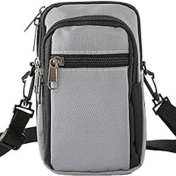 Kuber Industries Paspport Holder for Men & Women|Multifunction Passport Cover Bag|Nylon Passport Pouch for Luggage (Grey)-33