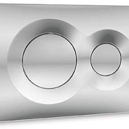 KOHLER LYNK Mechanical Dual-flush Faceplate in Polished Chrome color compatible with Kohler Mechanical in-wall tank or cistern tank-image-41
