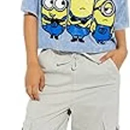 max Women Cotton Regular Fit URB_N Minion Printed T-Shirt-picture-15