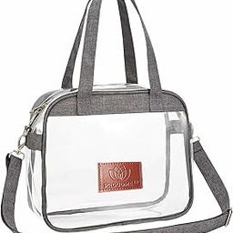 Clear Sling Bag Stadium Approved, Clear Purse for Gym, Work, Travel-image-29