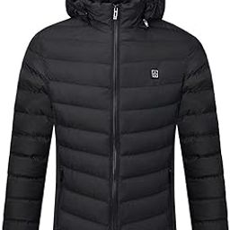 Ubervia USB Heating Coat Jacket Winter Flexible Electric Thermal Clothing Long Sleeves Fishing Hiking Warm Clothes Huaishu-image-12