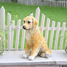 Wonderland Real Looking Dog-ImportedResin Puppy Garden Decoration| Resin Dog Figurine| Dog Lover Garden Gift-image-17