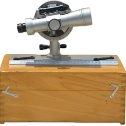 Aluminium Telescopic Surveying Alidade with Wooden Box – Level Theodolite Transit (WITH WOODEN PACKING) By TENABLE NAUTICAL MART-15