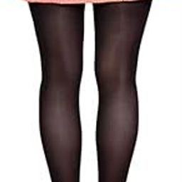 RiddhiTrade Women's Sexy See Through Suspender Pantyhose Stretchy Oil Shiny Stockings Tights-55