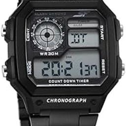 SF Hexa Metal Digital Digital Black Dial Stainless Steel Strap Watch for Unisex-77134PM02W/NT77134PM02W-picture-29