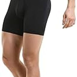 Men's High Waist Compression Boxer Shorts Tummy Slim Girdle Pants Body Shaper- Large in Size Black-8