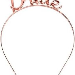 Party Propz Rose Gold Bride to Be Crown - Bachelorette Party Decorations | Bridal Shower Decorations | Bride to Be Decoration Set Combo | Bride to Be Accessories | Bride to Be Sash And Tiara-40