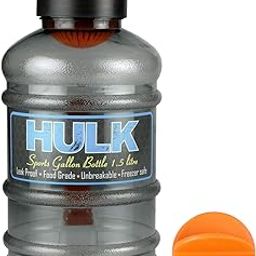 Rhonnium™ LXI-9 Unbreakable Freezer Safe Gallon Bottle 600ML PET Orange::Black-image-76
