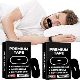 60 PCS Mouth Tape for Sleeping, Sleeping Mouth Tape, Comfortable Sleep Aid for Snoring Men and Women Enhance Sleep Quality with Mouth Closer for Sleep-image-45