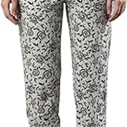 Relax Fit Pajama with Floral Prints, Soft and breathable Cotton fabric with Drawstring waistband Closure and One functional Pocket, For Women,Pack of 1-image-26