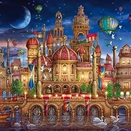 FunBlast 5D Diamond Painting Kit, 12x16inch Diamond Painting Kit for Adults & Kids, Suitable for Home Leisure and Wall Decoration, Gift for Kids and Adults (Monument)-image-83