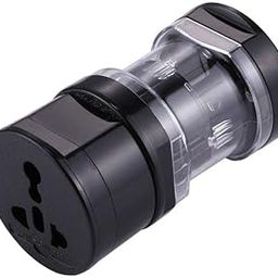 EzLife International Multipurpose Travel Adapter All in One US, AUS, UK, EU, NZ, Europe, North/South America & 150+ Countries (Black) (Pack of 1 (Black))-18