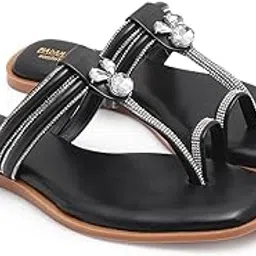 madam glorious flat Sandal Slipper For Womens And Gils PF10-picture-3