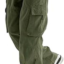 Men Cotton High Rise Cargo Pants (Cargo-50-53)-image-15