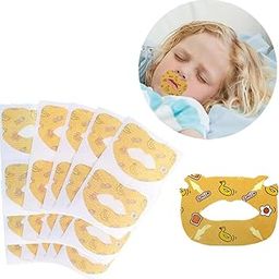 Anti-Snoring Sticker non-woven fabric Anti-Snoring Sticker Mouth Correction Sticker Mouth Tape for Sleeping,Kids Sleep Strips, Mouth Strips for Sleeping,for Children Adult Night Sleep(30 pcs)-image-47