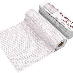 Clear Vinyl Transfer Paper Tape Roll-12" x 50 FT w/Alignment Grid Application Tape for Silhouette Cameo, Cricut Adhesive Vinyl for Decals,Signs, Windows, Stickers-image-80