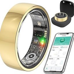 TAUCVEE Smart Ring Health Tracker for Women Men, IP68 Waterproof Fitness Ring with Sleep Tracker/Step Tracker/Heart Rate/Blood Oxygen/Distance/Calories, No Subscription, Charging Case-picture-18