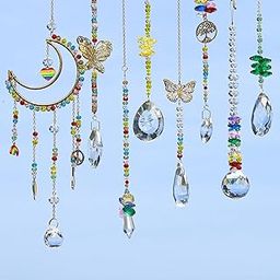 JADVY 740 Pcs DIY Crystal Sun Catchers Indoor Window, Hanging Prism Suncatcher for Window, Colorful DIY Suncatcher Kit, Glass Crystal Alloy Accessories Sun Catcher Crafts for Adult, DIY Gifts for Mom-image-58