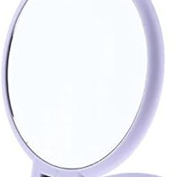 UJEAVETTE® 5xDual Sided Folding Makeup Mirror w/ 5x/10x Magnification 5x Magnification-image-53