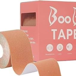 Brillwist Breast Tape | Breast Lift for Strapless Dress, Nipple Tape, Multipurpose Body Tape (5 Mtr Roll)-image-7
