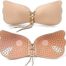Self Adhesive Reusable Silicone Push Up Bra for Women - Backless Invisible, Strepless, Sticky Strapless, Wire Free Stick-On-52