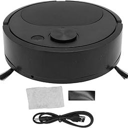 Pwshymi Robot Vacuum Cleaner Multifunctional USB Charging Mini Smart Sweeping Robot for Wooden Flooring Tile Carpet(Black) Roboticvacuumcleaner-picture-25