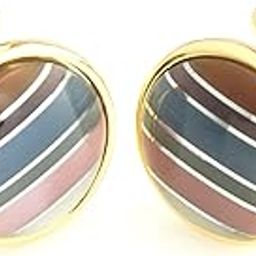Opulence at its best: Studded with Multiple Stone (Semi-Precious) Cufflinks for Men-image-89