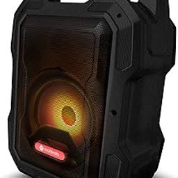 Motorola ROKR 800 Wireless Portable Bluetooth Speaker with Built-in Handle and Subwoofer - IPX4 Water Resistance, Integrated LED Dance Lights, Smooth Sound - 20 hrs. Playtime - Black-image-48