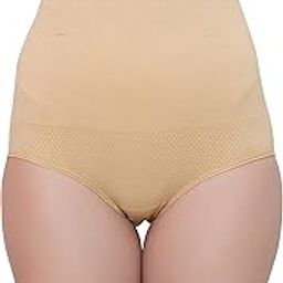 Women's Cotton Spandex No Rolling Down Magic Wire Tummy Tucker/Tummy Control High Waist Panty-image-75