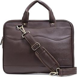 Vegan Leather 15.6 inch laptop messenger office bag for men and women | Premium Corporate Crossbody Shoulder Handbags | Corporate Gift item-image-65