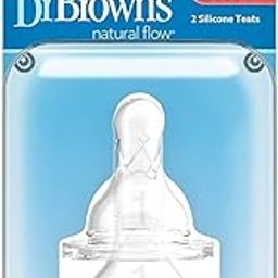 Dr. Brown's Natural Flow Level 1 Narrow Nipple - Set of 2 (0m+)-3