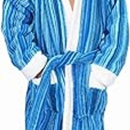 Rangoli BLUE RAINBOW 400 GSM, Kids Bathrobe 100% Cotton, Bathrobe for Girls & BoyS NEW-26