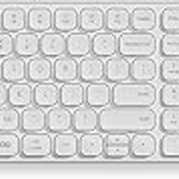 RAPOO 9320M Bluetooth 4.0, 5.0 + 2.4G Wireless Multi-Mode Keyboard Mouse Combo, Aluminum Base, 2400 DPI, 10M Range, Compact White-25