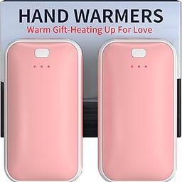 Hand Warmers Rechargeable, 2 Pack 4000mAh Electric Handwarmer, Portable Pocket Heater Handwarmers, Gifts for Men, Women, Christmas, Outdoor, Indoor, Golf, Camping, Hunting Accessories-image-41