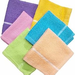 Cotton Plain Towel Hankies for women, girls & kids(Set of 6)-image-2