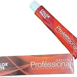 Color Mate Salon Professional Hair Colourant Creme (3 tubes x 80gm each) (Dark blonde 6.0)-36