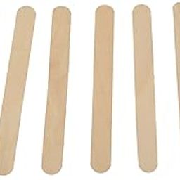 regular wooden craft/ice cream sticks 1000 pcs wooden color-Beige-image-37