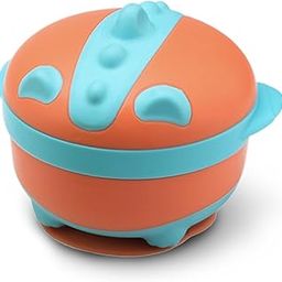 ONE AND ONLY Baby Feeding Bowl Kids Tableware Bowls Food Container BPA-Free 304 Stainless Steel Insulated Bowl Non-Spill Design Multi-Functional Snack/Fruit Box 350ML Capacity Safe Feed Storage-picture-22