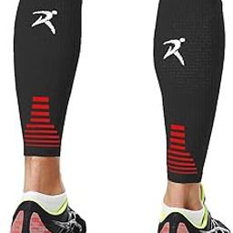 Leosportz Calf Support Shin Brace Support - Shin Splints Compression Sleeves for Men & Women | Leg Compression for sports Gym Running Cycling Jogging Workout Pain Relief Injury-11