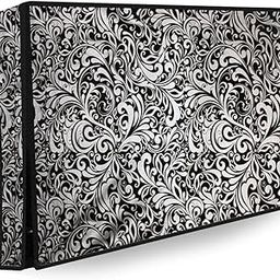 Stylista Waterproof LED TV Cover for All 50 Inch Models Floral Pattern Black-17