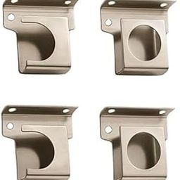 Stainless Steel Curtain Rod Bracket Universal Wall to Wall Bracket for Door and Windows with Complete Fittings | Suitable for 25 mm Pipe (Pack of 2)-image-46