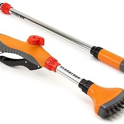 Jet Stream Spa & Pool Filter Cleaner Dual Tool Set with Fan Spray Head for Outer Pleats + Long-Reach 360Ã‚° Cartridge Core Cleaning Wand-64