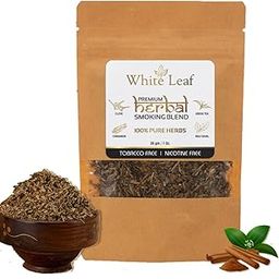 White Leaf Premium Herbal Organic Smoking Mixture Blend 100% Tobacco Free & Nicotine Free(30 gram) With Ayurvedic Herbs Mix Clove Crush | RYO Make/Roll Your Own Herbal Cigarettes and Rolling Papers-image-36